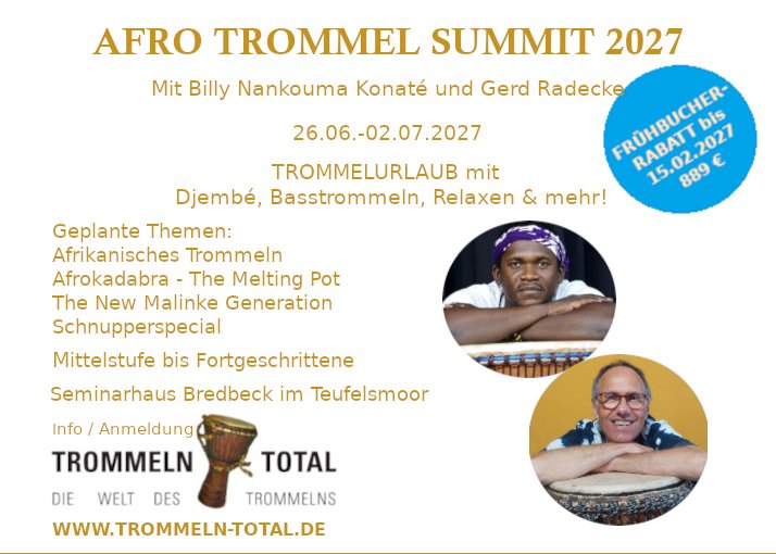 Flyer: Djembe: Bredbeck
