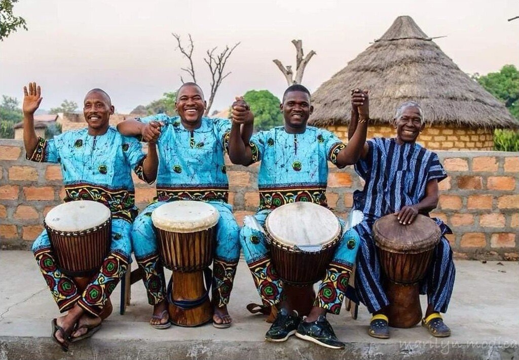 Von links: Fodé Konaté, Djarra Konaté, Billy Konaté und Famoudou Konaté