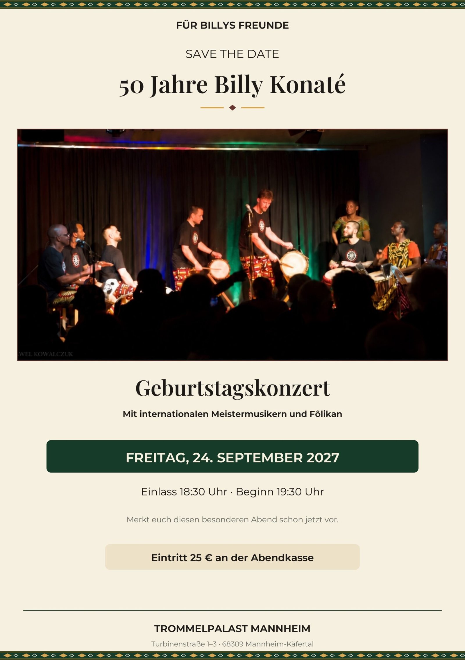 Flyer: Konzert: Mannheim